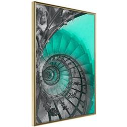 Arkiio Affisch Twisted Stairs [Poster] 20x30 Poster